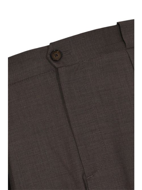 Pantaloni Portobellos in fresco lana Marrone BRIGLIA 1949 | PORTOBELLOS 30010800046